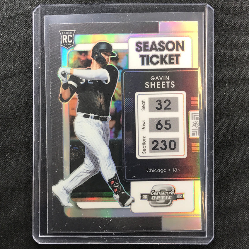 2022 Chronicles Gavin Sheets Contenders Optic Rookie Holo Silver No 6