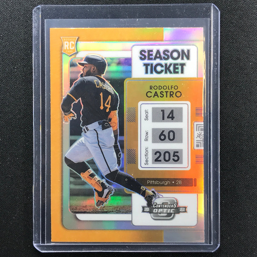 2022 Chronicles RODOLFO CASTRO Contenders Optic Rookie Holo Silver #21