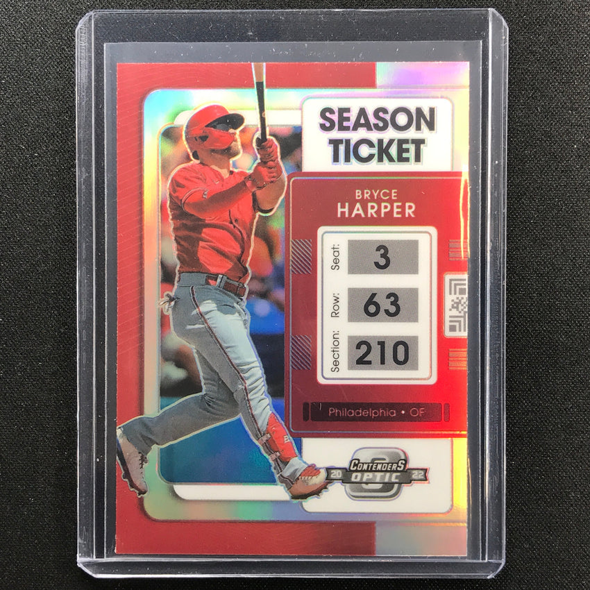 2022 Chronicles BRYCE HARPER Contenders Optic Holo Silver #25