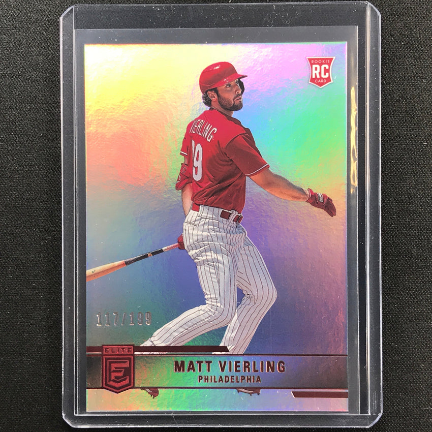 2022 Chronicles Matt Vierling Elite Rookie Red 117/199