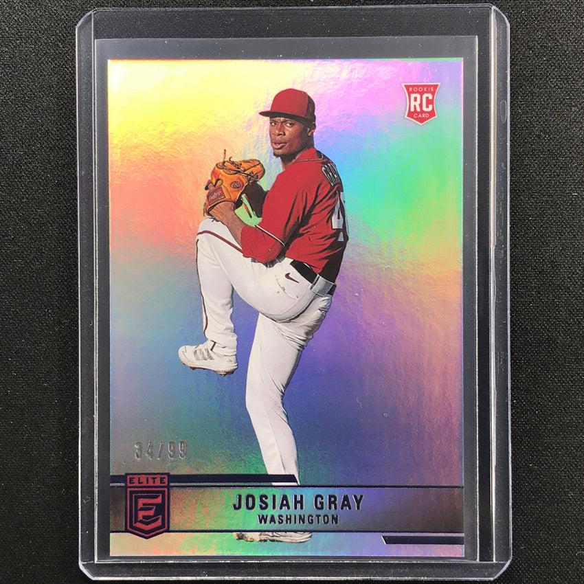 2022 Chronicles Josiah Gray Elite Rookie Blue 34/99
