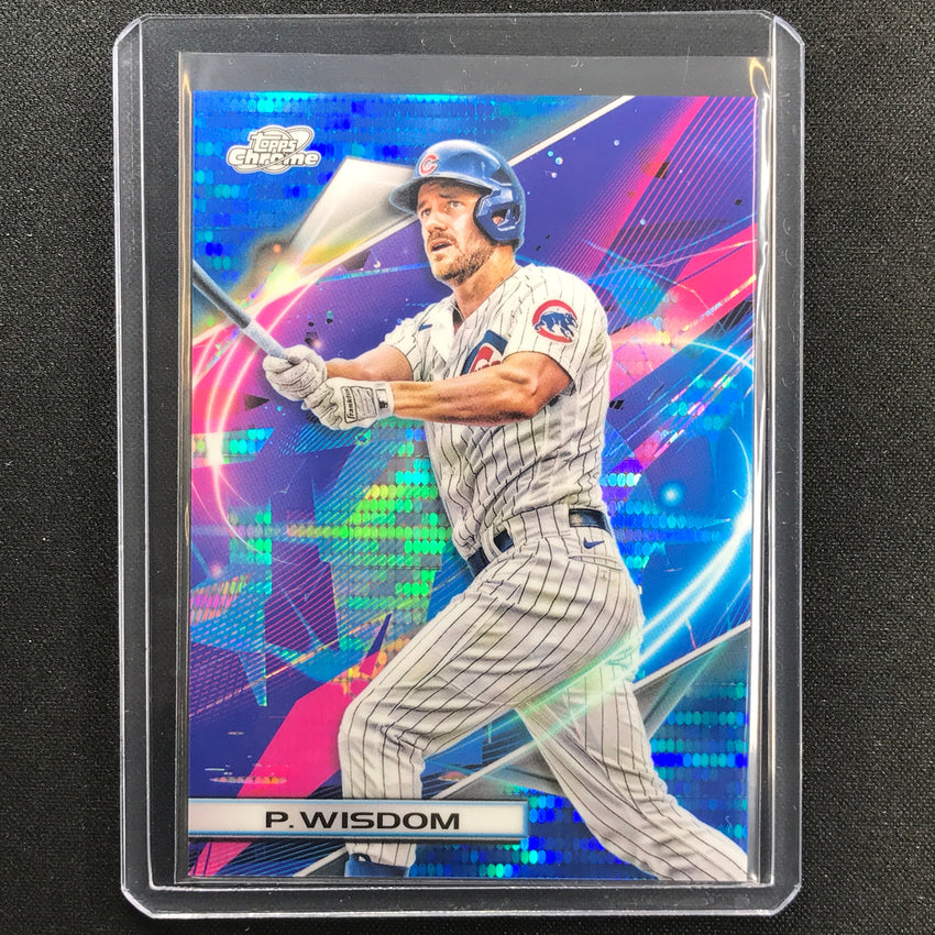 2022 Topps Cosmic Chrome Patrick Wisdom Blue Moon 21/99