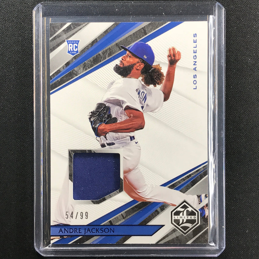 2022 Chronicles Andre Jackson Limited Rookie Swatches Relic Blue 54/99