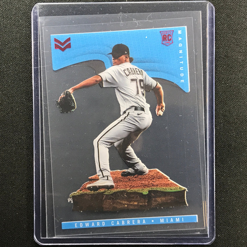2022 Chronicles Edward Cabrera Magnitude Rookie Red 47/100