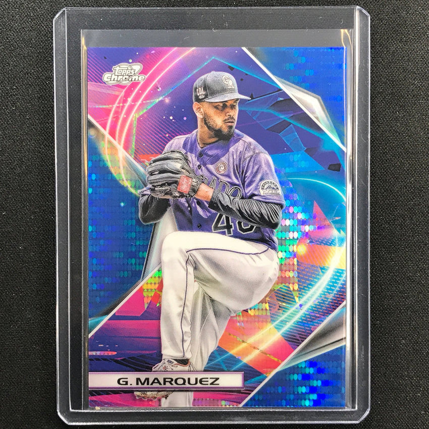 2022 Topps Cosmic Chrome German Marquez Blue Moon 3/99