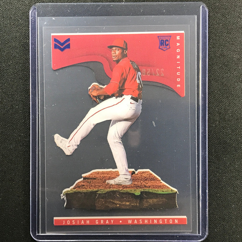 2022 Chronicles Josiah Gray Magnitude Rookie Blue 22/50