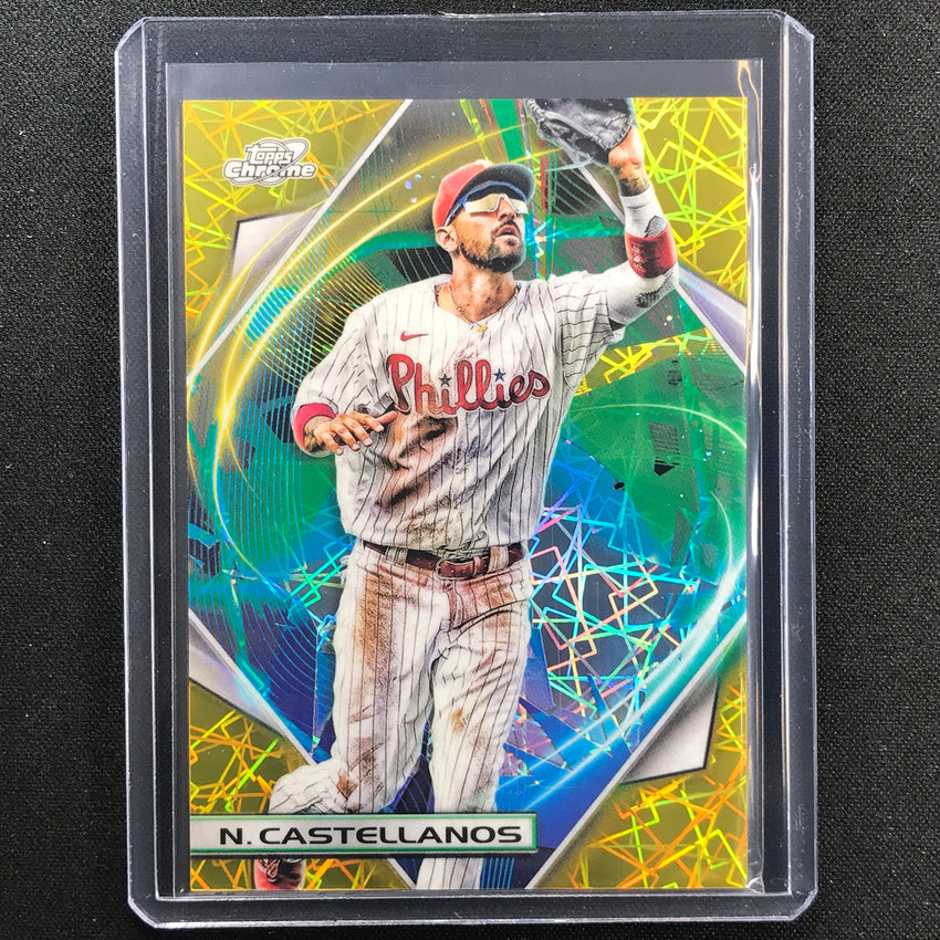 2022 Topps Cosmic Chrome Nick Castellanos Gold Interstellar 29/50