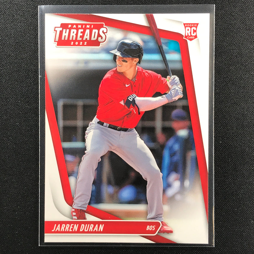 2022 Chronicles Jarren Duran Threads Rookie Base No 5