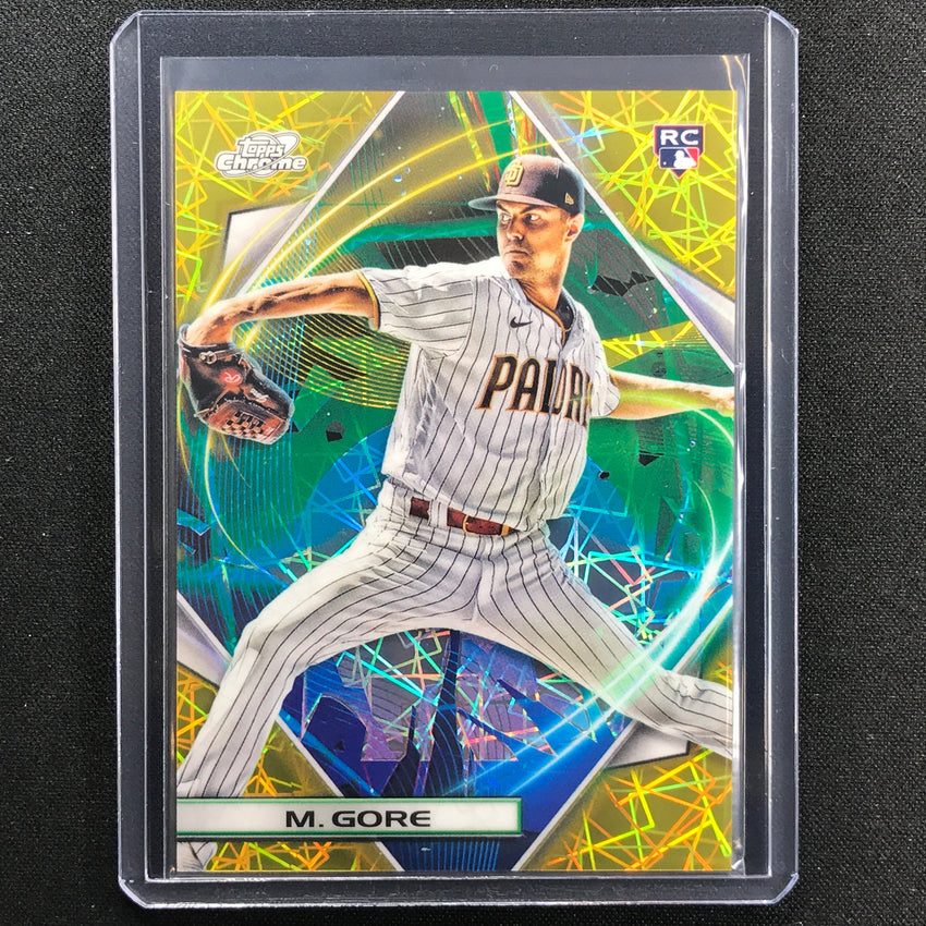 2022 Topps Cosmic Chrome Mackenzie Gore Rookie Gold Interstellar 35/50