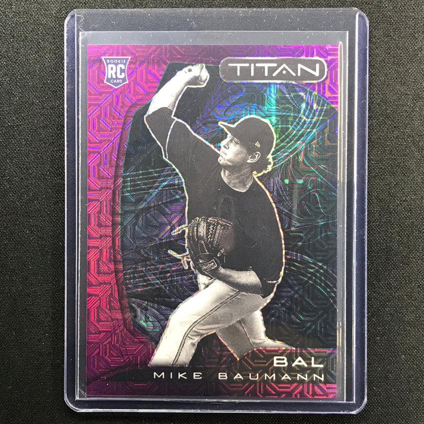 2022 Chronicles Mike Baumann Titan Rookie Purple Mojo 14/99