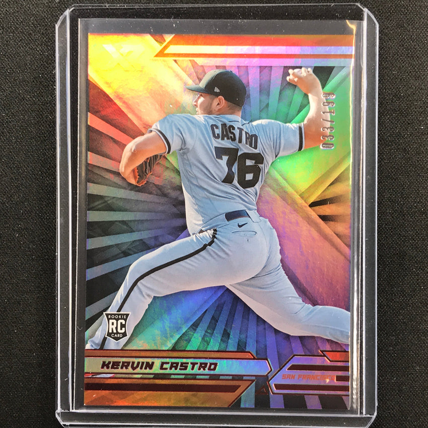 2022 Chronicles Kervin Castro Xr Rookie Red 33/199