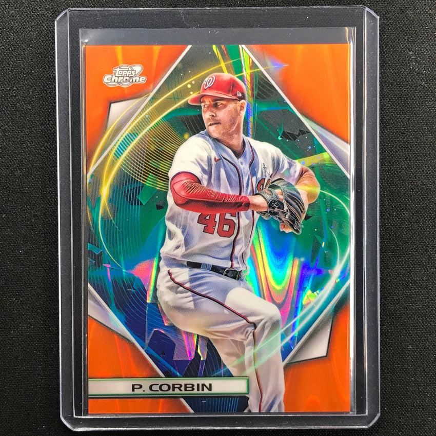2022 Topps Cosmic Chrome Patrick Corbin Orange Galactic 8/25