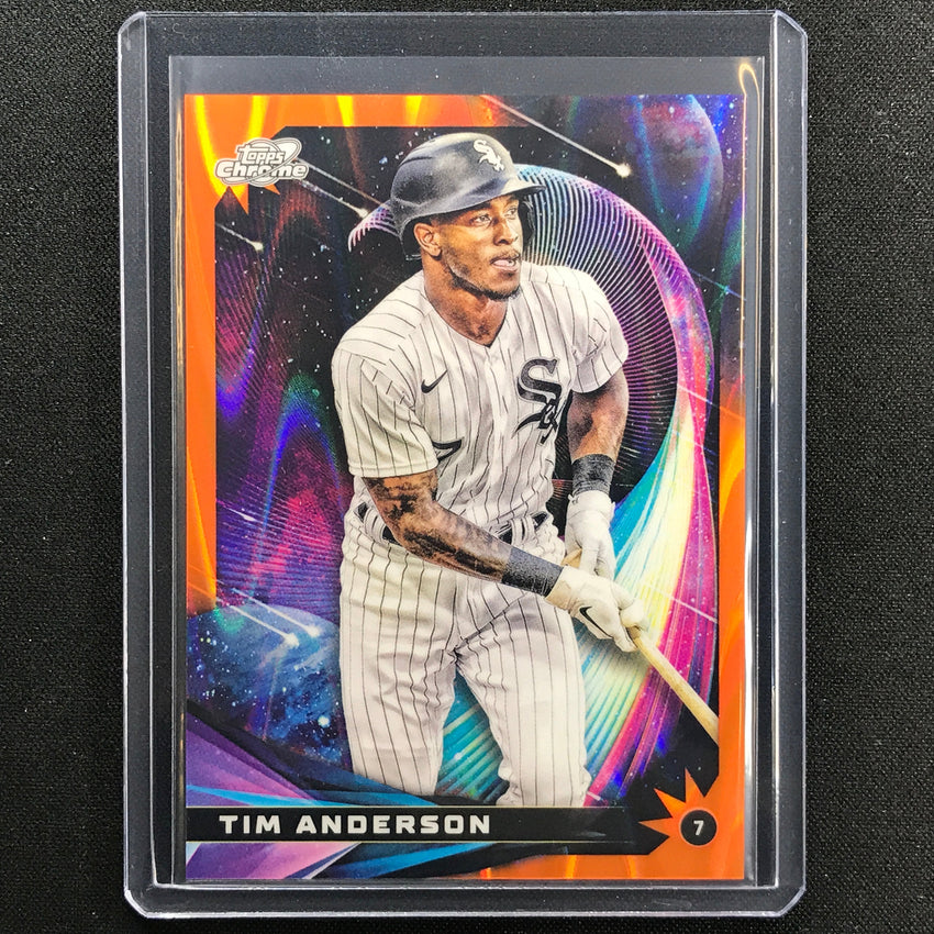 2022 Topps Cosmic Chrome Tim Anderson Star Gaze Orange Galactic 23/25