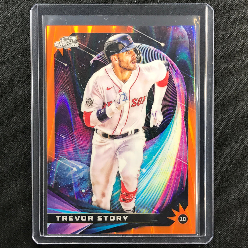 2022 Topps Cosmic Chrome Trevor Story Star Gaze Orange Galactic 17/25