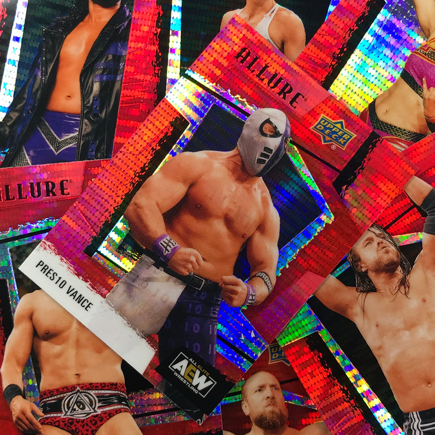 2022 Allure AEW SATNAM SINGH Star Futures Red Rainbow #149