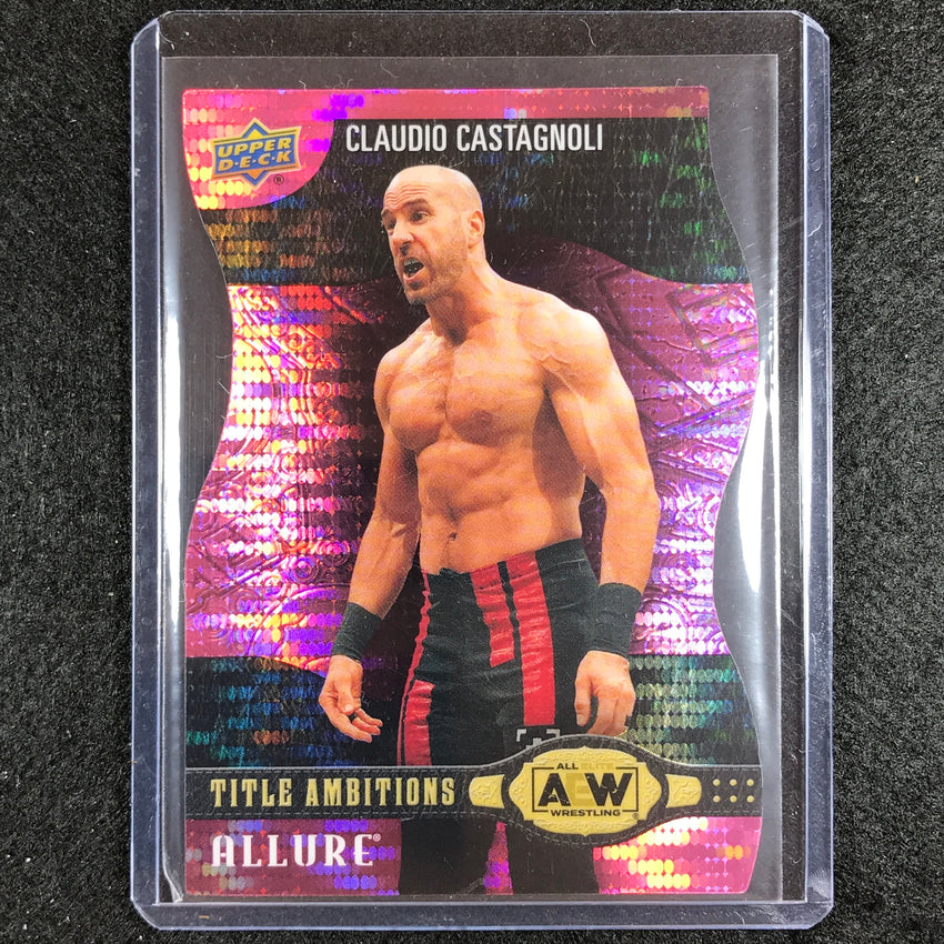 2022 Allure AEW Claudio Castagnoli Title Ambitions Pink 69/100