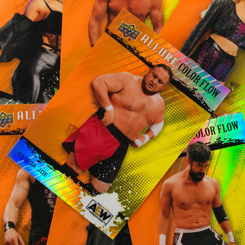 2022 Allure AEW POWERHOUSE HOBBS Color Flow Orange-Yellow #24
