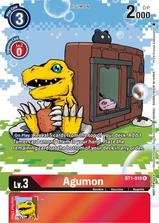 Agumon Bt1-010 - 25th Special Memorial Pack Promo