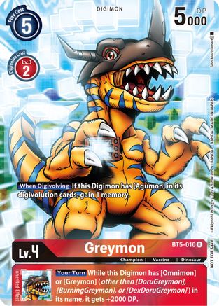 Greymon Bt5-010 - 25th Special Memorial Pack Promo