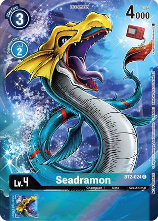 Seadramon Bt2-024 - 25th Special Memorial Pack Promo