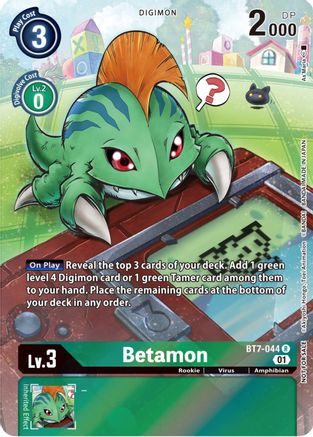 Betamon Bt7-044 - 25th Special Memorial Pack Promo