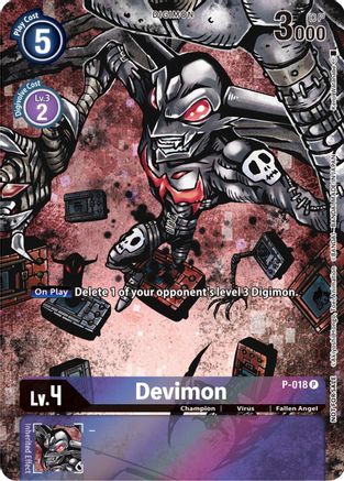 Devimon - P-018 25th Special Memorial Pack Promo