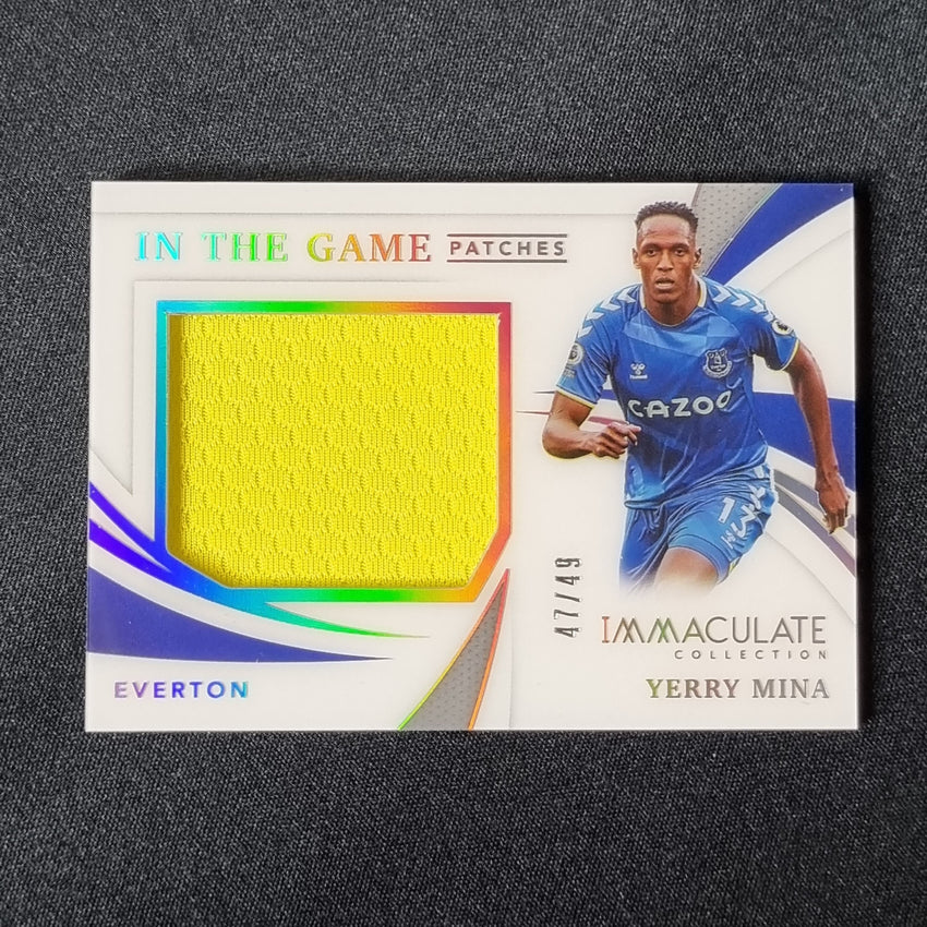 2021 Immaculate Yerry Mina In The Game Patches Holo Silver 47/49