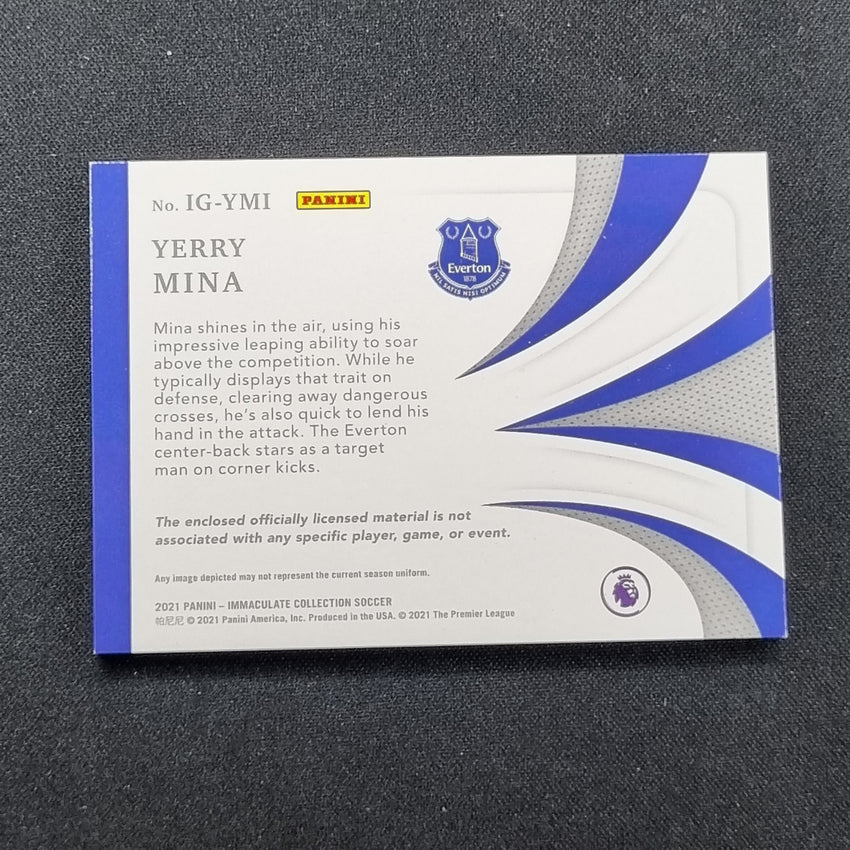2021 Immaculate Yerry Mina In The Game Patches Holo Silver 47/49