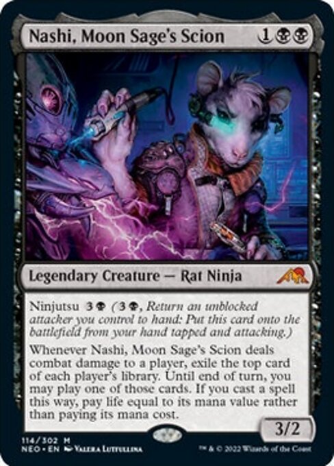 Nashi, Moon Sage's Scion 114/302 -  Kamigawa Neon Dynasty MYTH