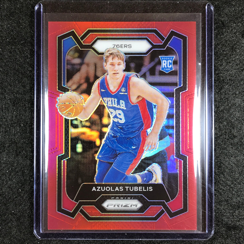 2023-24 Prizm Azuolas Tubelis Rookie Base Red 21/299 No 283