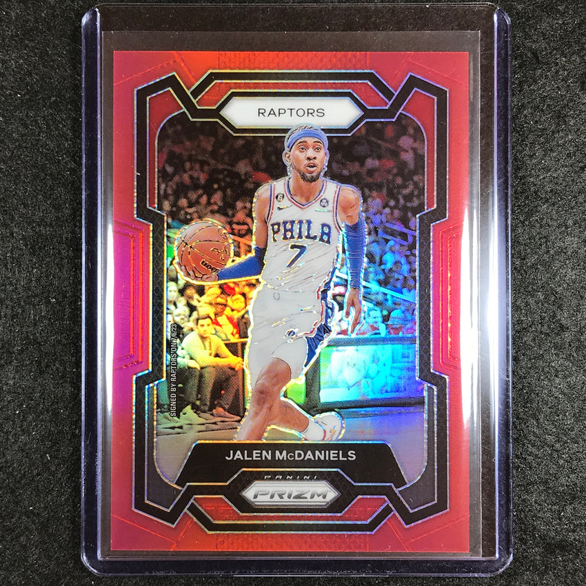 2023-24 Prizm Jalen Mcdaniels Base Red 122/299 #291