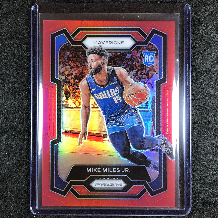 2023-24 Prizm Mike Miles Jr. Rookie Base Red 165/299 #295