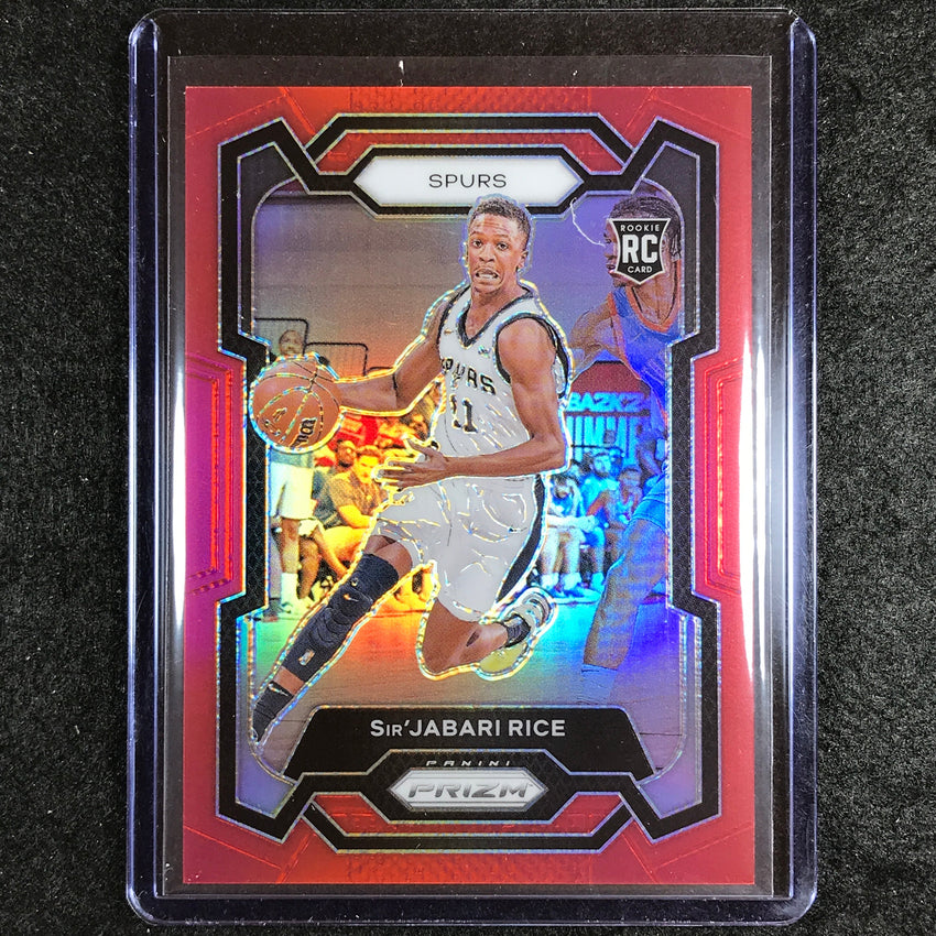 2023-24 Prizm Sirjabari Rice Rookie Base Red 88/299 #299