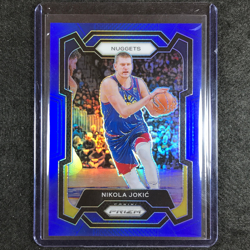 2023-24 Prizm Nikola Jokic Base Blue 176/199 No 17