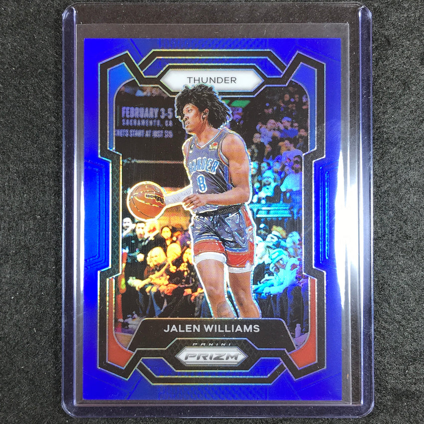 2023-24 Prizm Jalen Williams Base Blue 169/199 No 19
