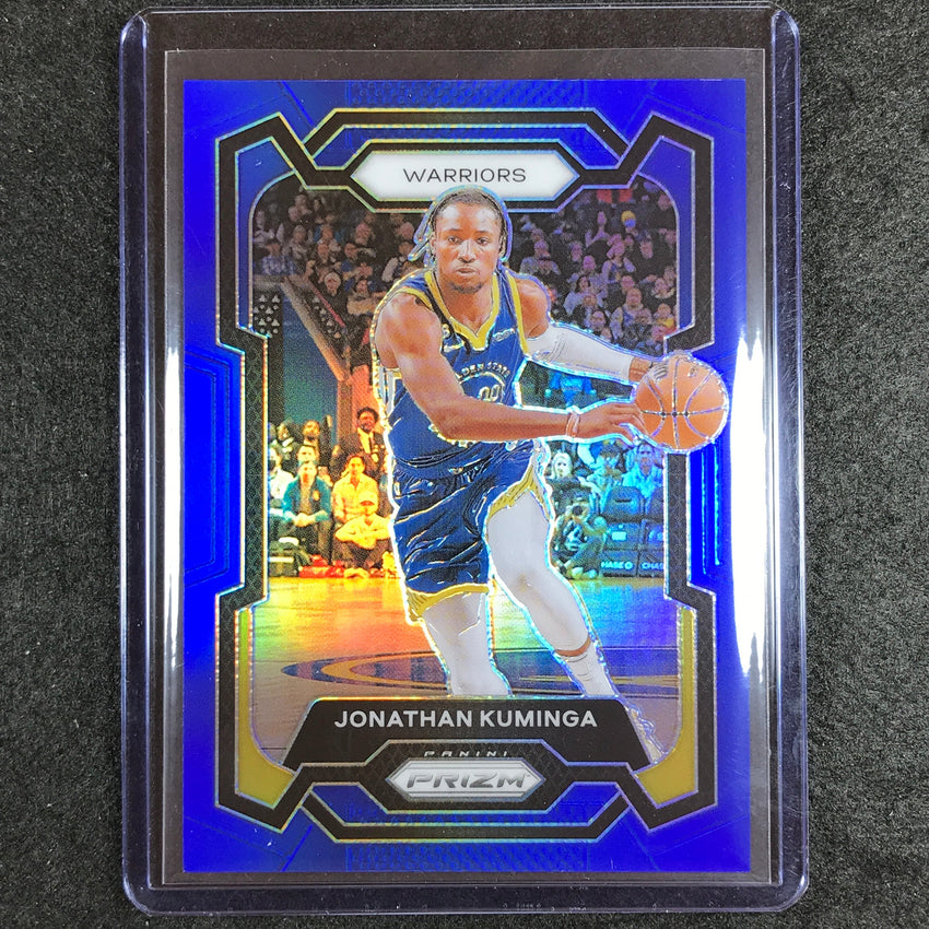 2023-24 Prizm Jonathan Kuminga Base Blue 150/199 #48