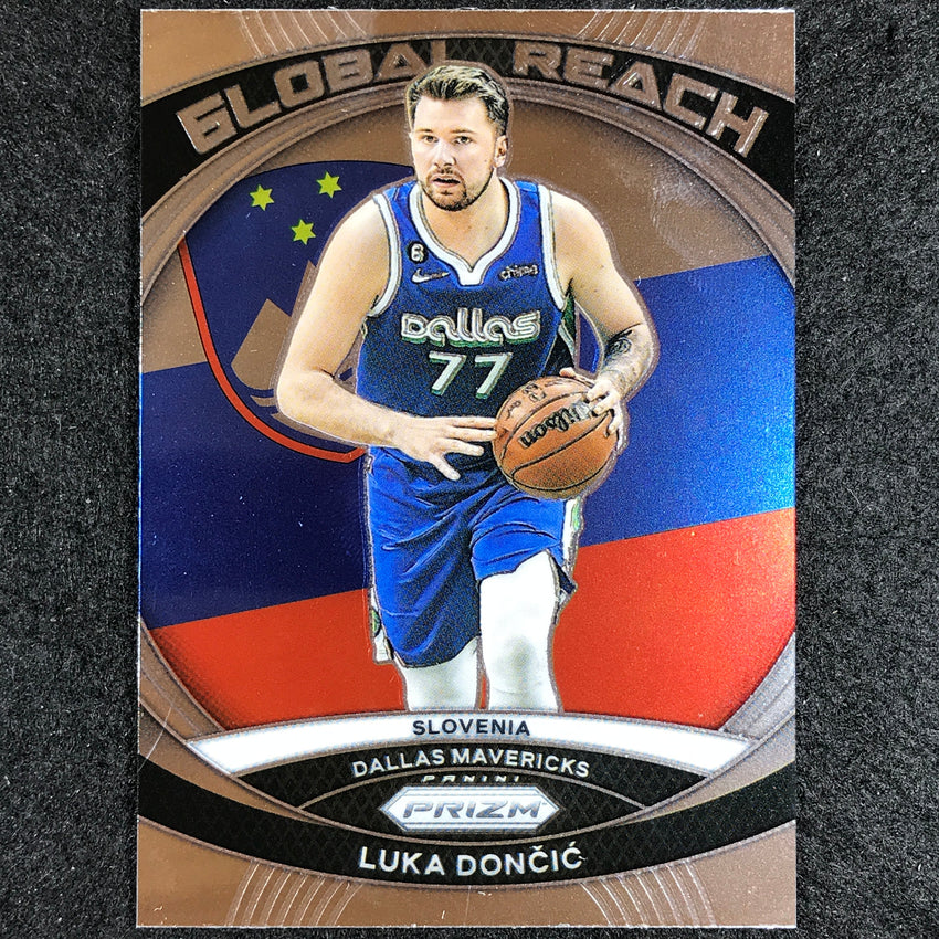 2023-24 Prizm Luka Doncic Global Reach Base No 1