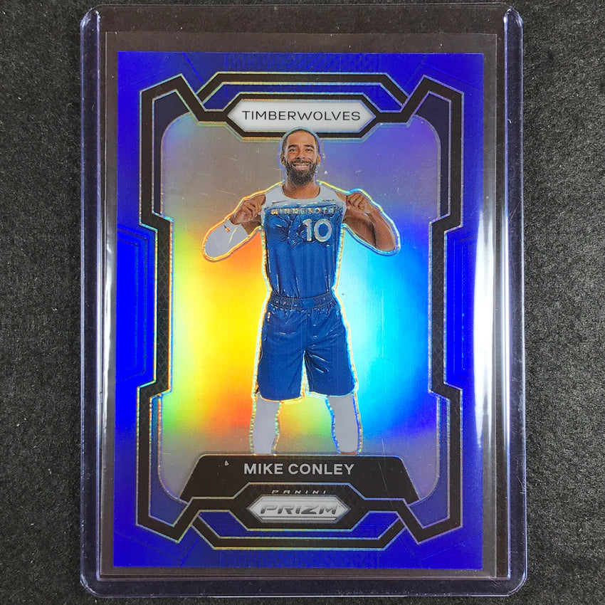 2023-24 Prizm Mike Conley Base Blue 33/199 No 57