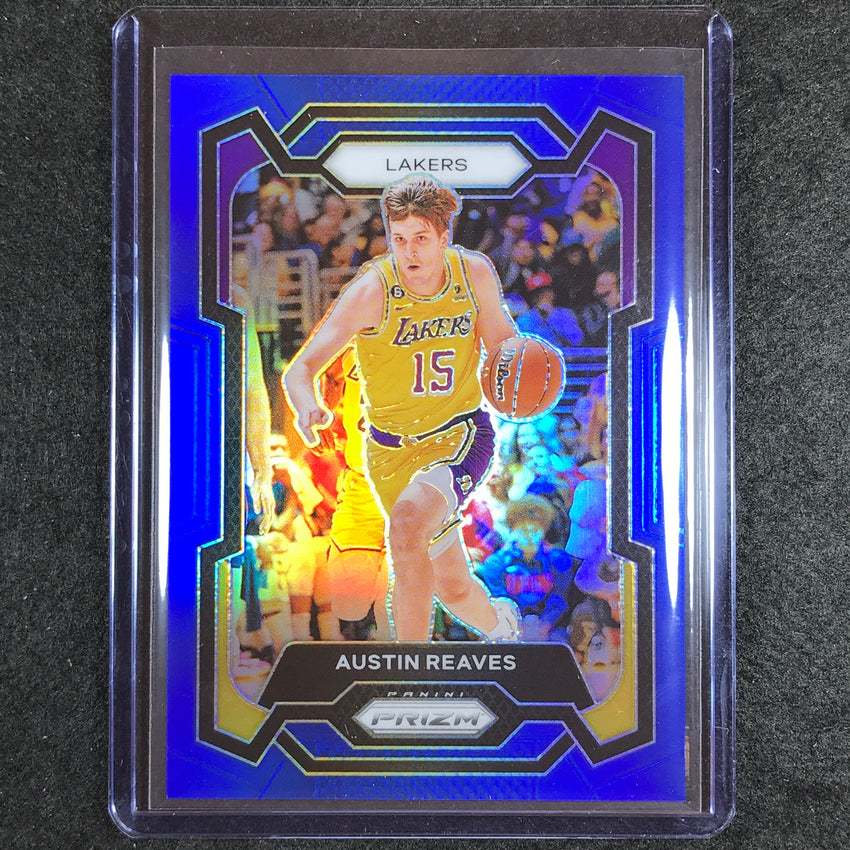 2023-24 Prizm Austin Reaves Base Blue 172/199 No 76