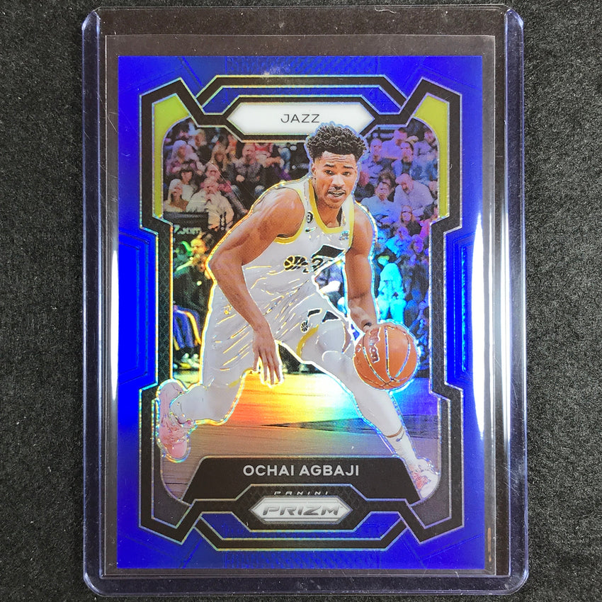 2023-24 Prizm Ochai Agbaji Base Blue 57/199 #92