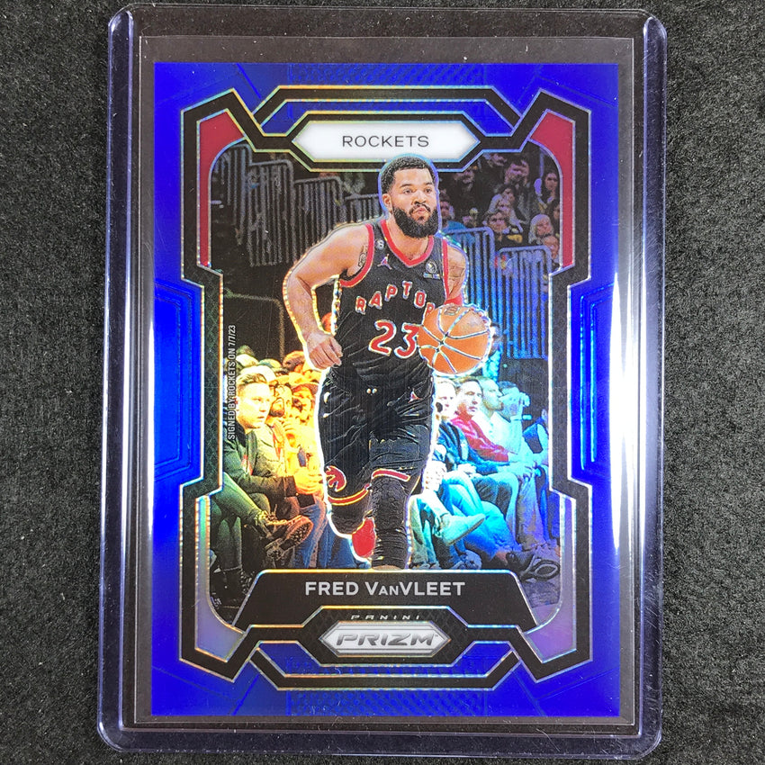 2023-24 Prizm Fred Vanvleet Base Blue 45/199 #97