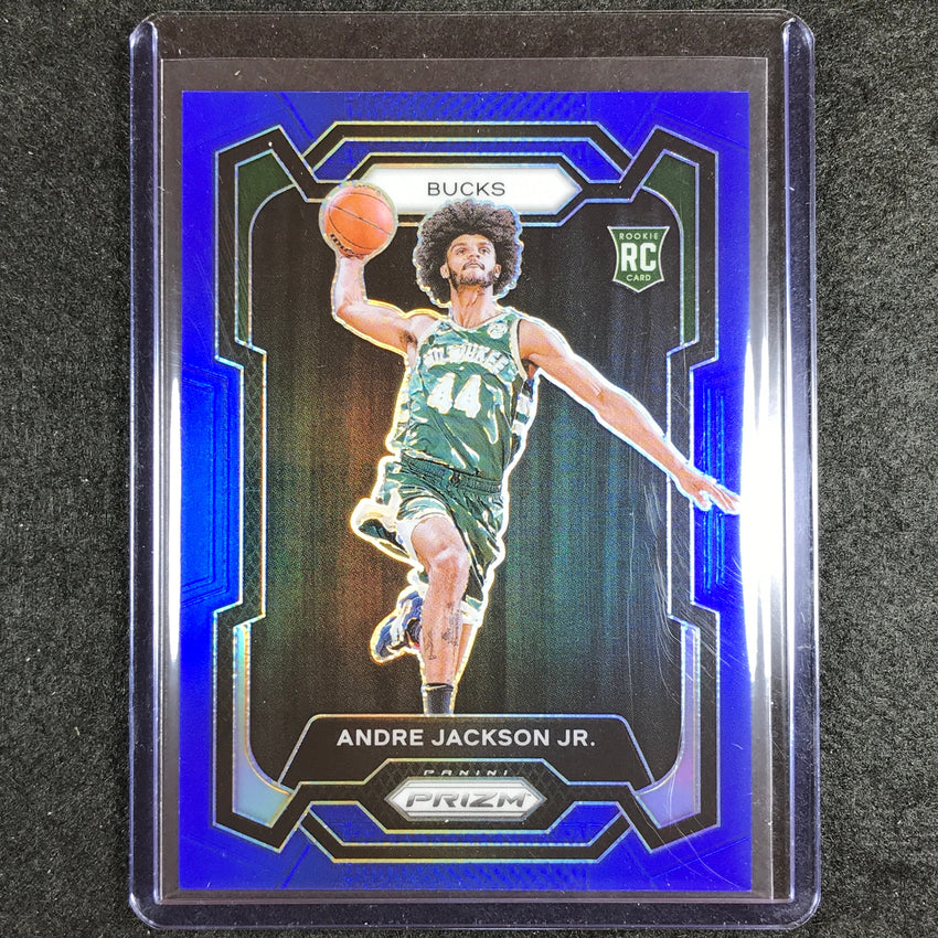 2023-24 Prizm Andre Jackson Jr. Rookie Base Blue 177/199 No 131