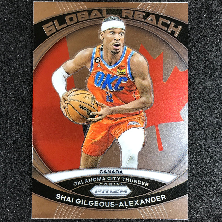 2023-24 Prizm Shai Gilgeous-alexander Global Reach Base No 6