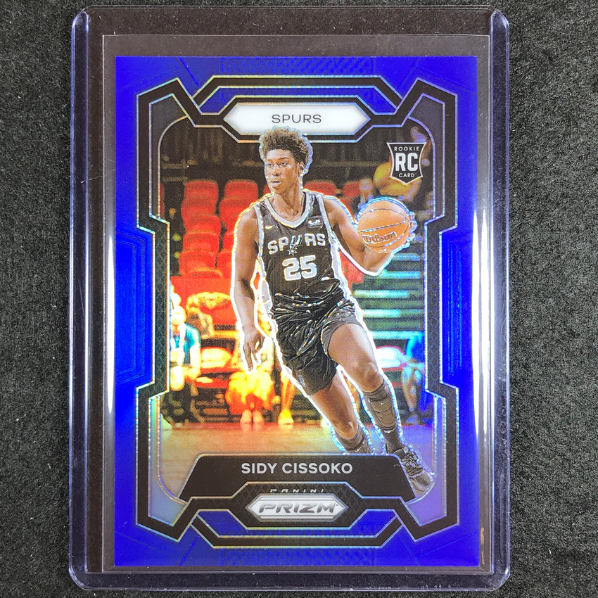 2023-24 Prizm Sidy Cissoko Rookie Base Blue 30/199 No 173