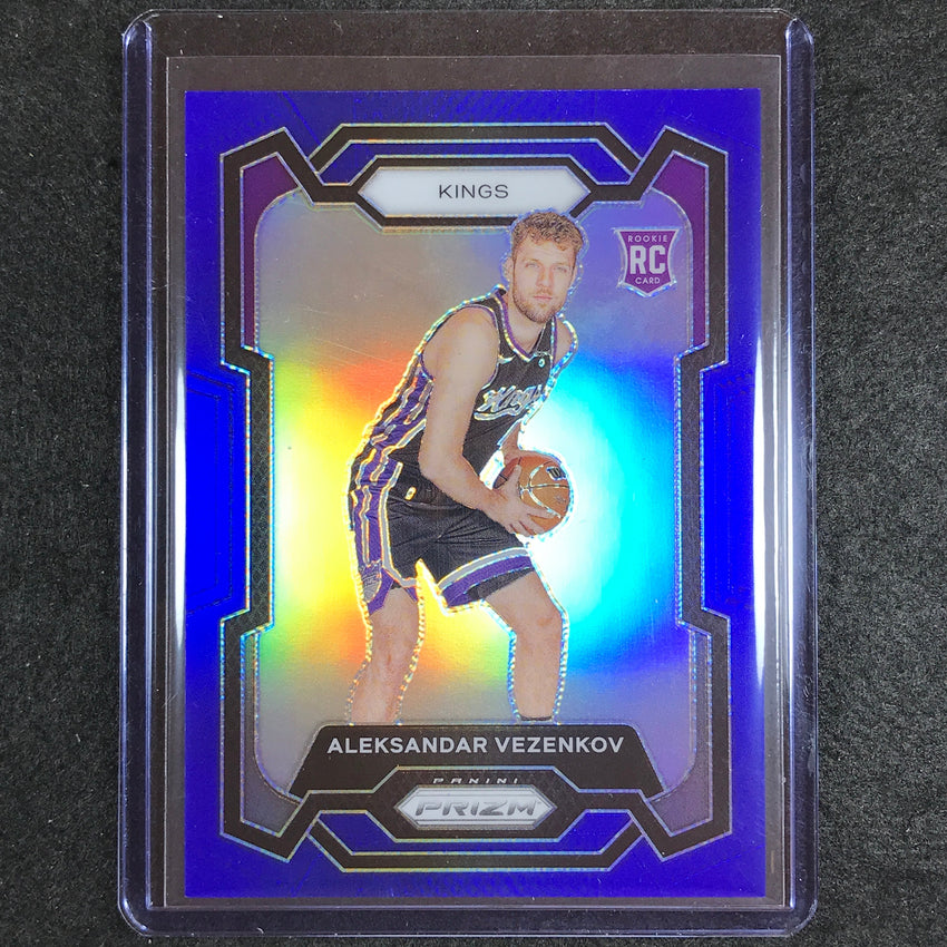 2023-24 Prizm Aleksandar Vezenkov Rookie Base Blue 194/199 No 281