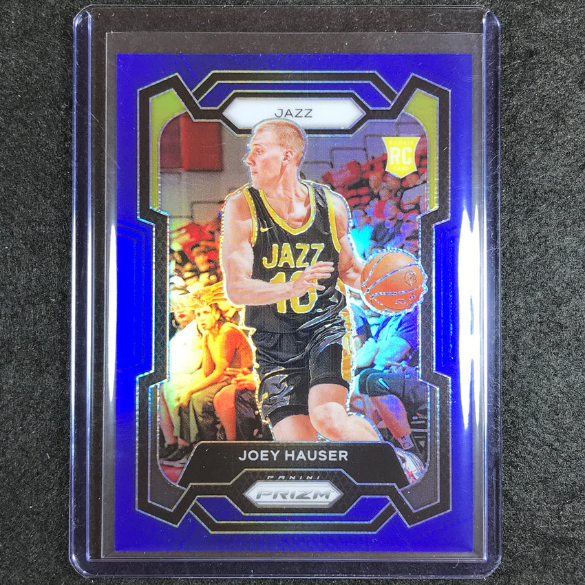 2023-24 Prizm Joey Hauser Rookie Base Blue 25/199 #293