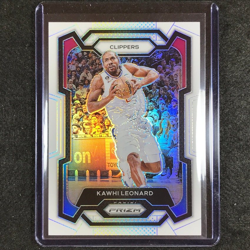 2023-24 Prizm Kawhi Leonard Base White 25/175 #4