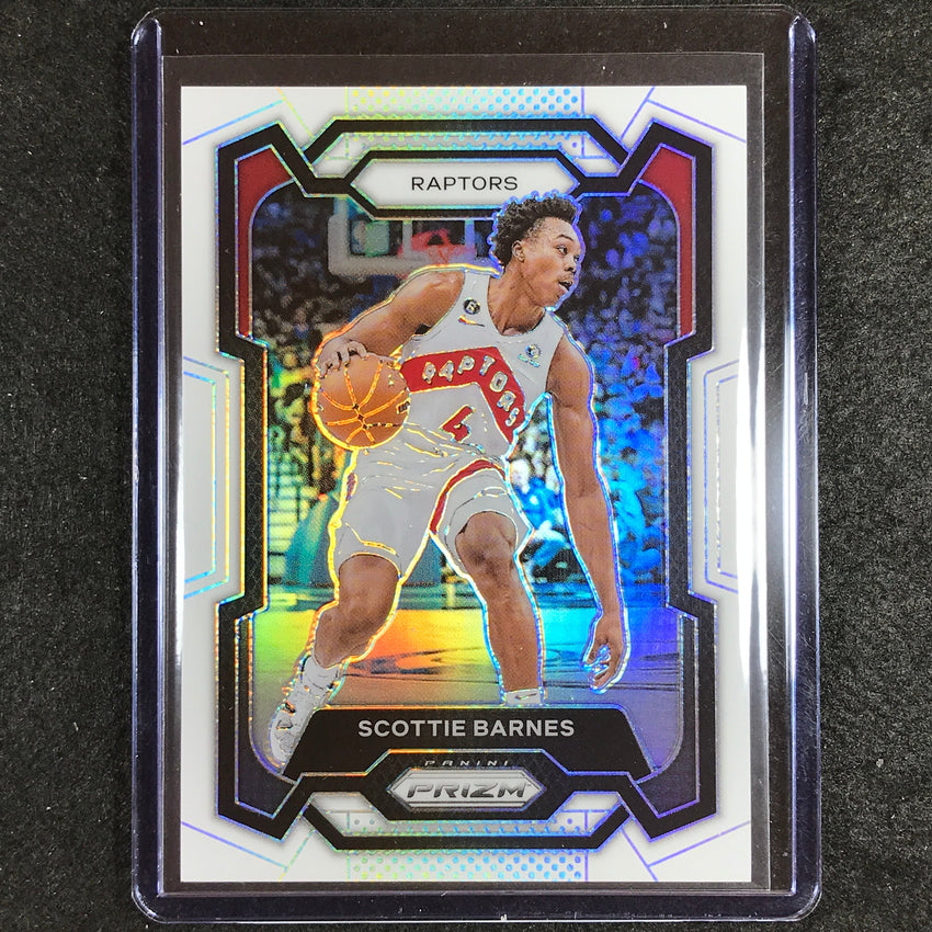 2023-24 Prizm Scottie Barnes Base White 2/175 No 24