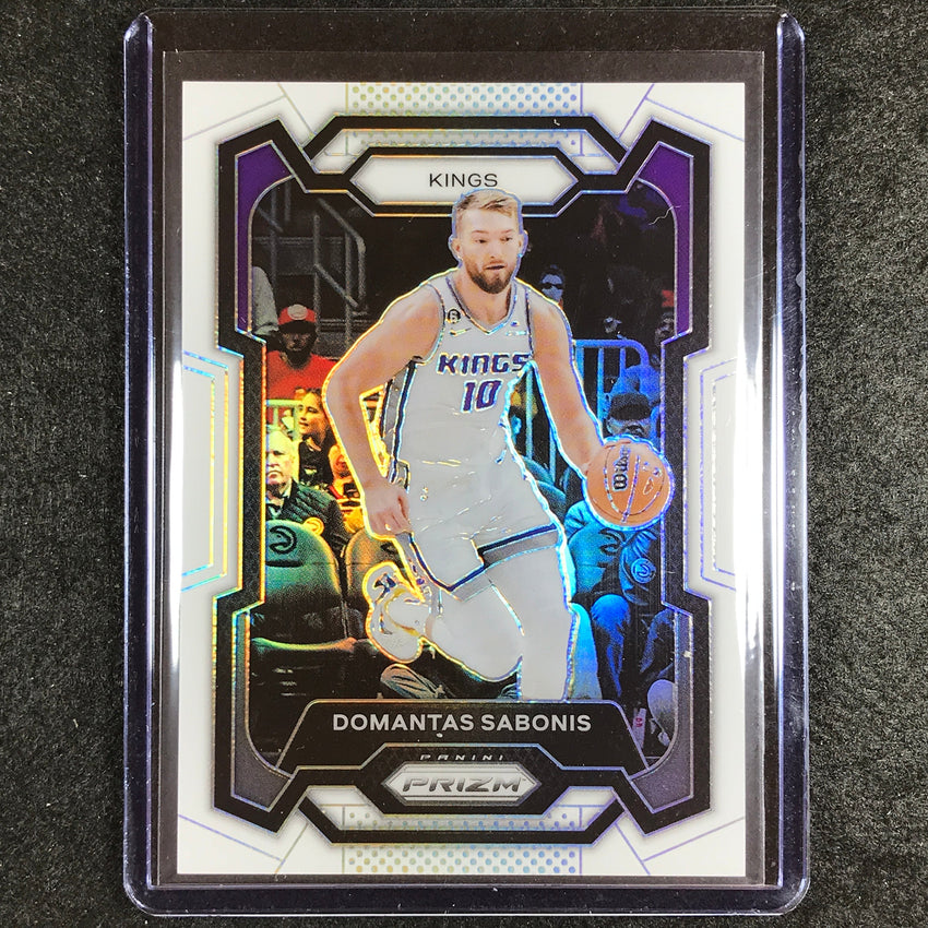 2023-24 Prizm Domantas Sabonis Base White 47/175 No 45