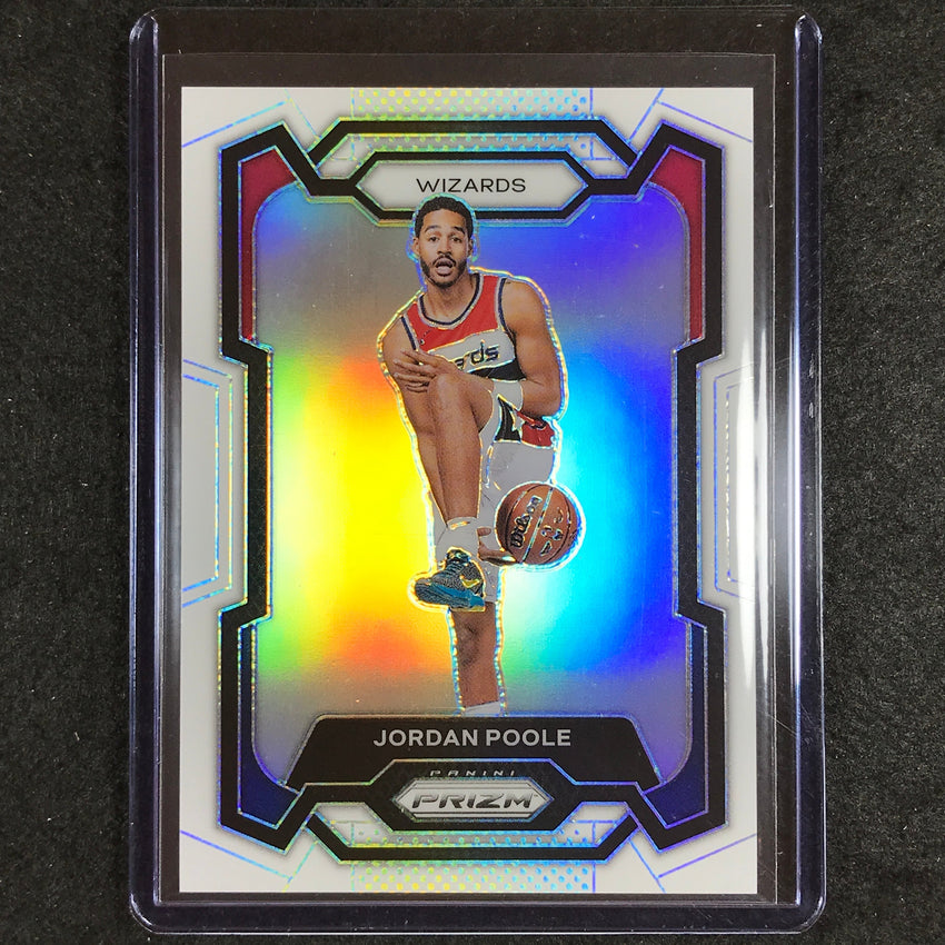 2023-24 Prizm Jordan Poole Base White 76/175 #51